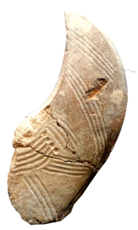 Fragment eines Mondidols